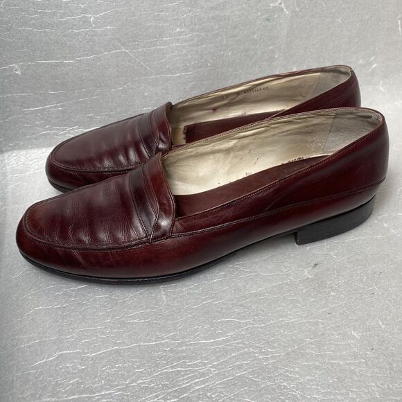 Bally Other - $990 RARE Bally Continentals Men's 11 Lancaster Narrow Brown Leather Loafers